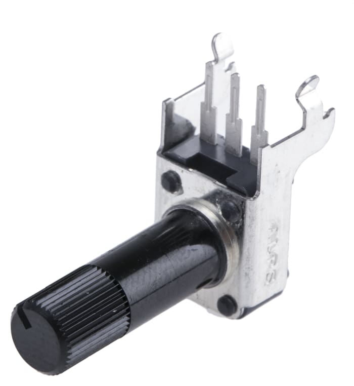 Alps Alpine RK09K 10kΩ Rotary Carbon Film Potentiometer, Panel Mount (Through Hole), RK09K1110A2Y