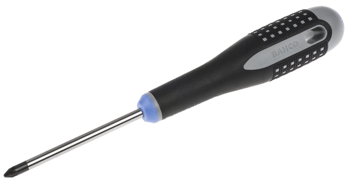 Bahco Pozidriv  Screwdriver, PZ1 Tip, 75 mm Blade, 197 mm Overall