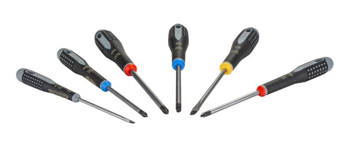 Ergonomically Designed Screwdriver Set, 6 Pieces Ergonomically Designed Screwdriver Set, 6 Pieces