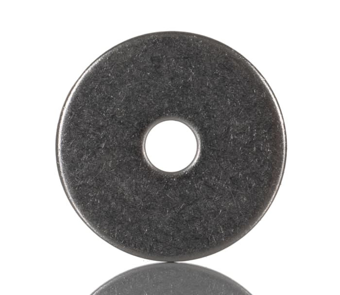 RS PRO Stainless Steel Plain Washers, M6