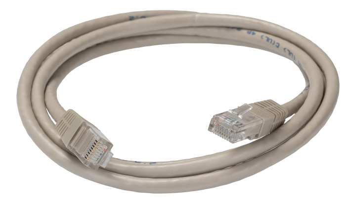 Ethernetový kabel, Šedá, PVC, ≤80 1.5m