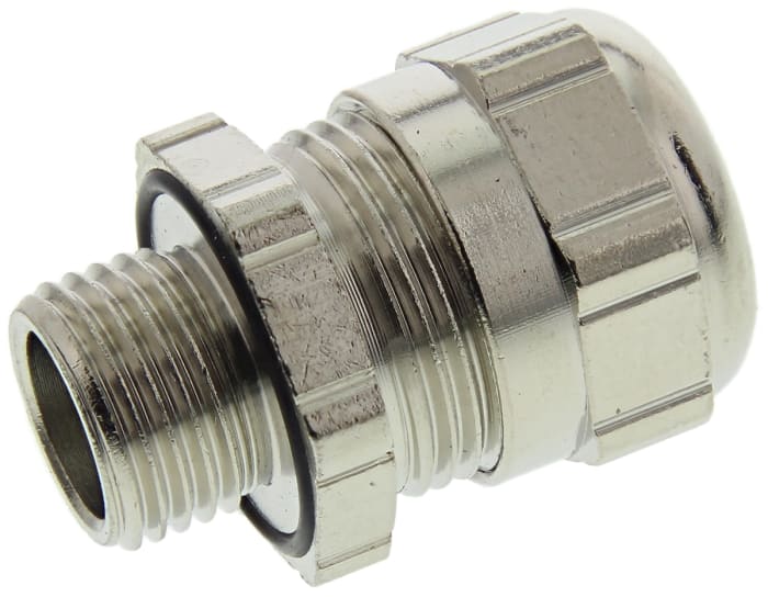 ABB Metallic Nickel Plated Brass Cable Gland, M16 Thread, 6mm min., 9mm max., IP68