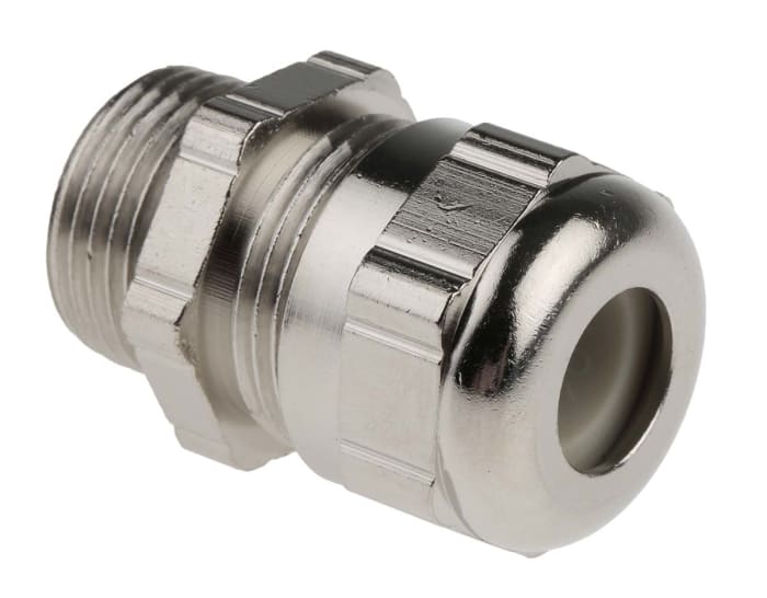 ABB Metallic Nickel Plated Brass Cable Gland, M20 Thread, 7mm Min, 11mm  Max, IP68