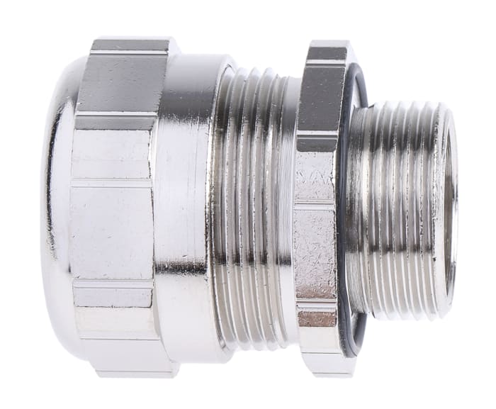 ABB ABB Metallic Nickel Plated Brass Cable Gland, M25 Thread, 17mm