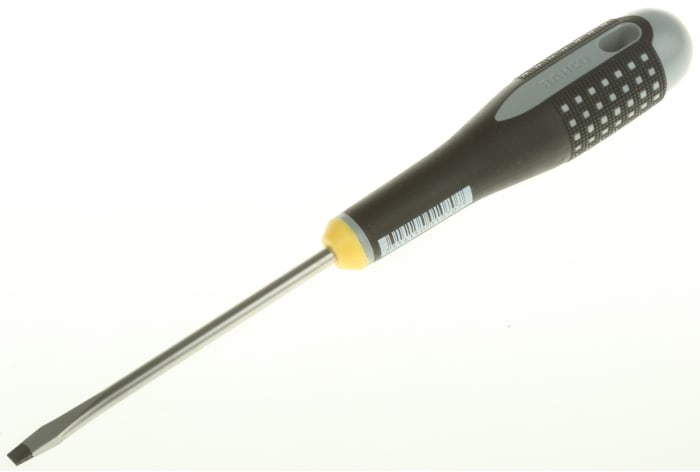 Bahco Slotted  Screwdriver, 5.5 x 1 mm Tip, 100 mm Blade, 222 mm Overall