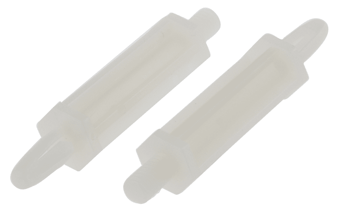 Espaciador con Husillo, MSCBS 16 01, altura 25.4mm, Nylon, diámetro PCB 4mm, diámetro Bastidor 4mm, Rosca M4