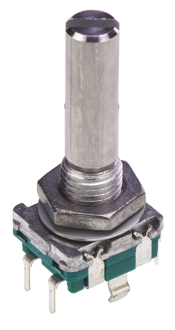 Alps Alpine Incremental Incremental Encoder, 15 ppr, 6mm Shaft