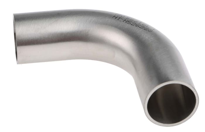 Coude simple ISO 90° long, Ø ext. 1''