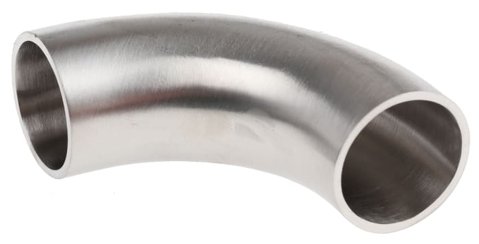 RS PRO Stainless Steel Pipe Fitting, 90° Elbow 25.4mm