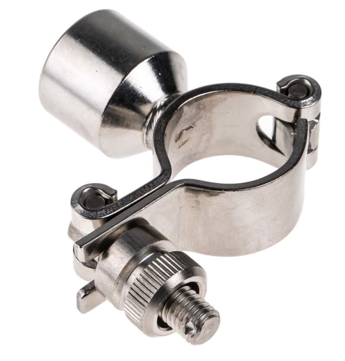 Hinged store pipe clamp
