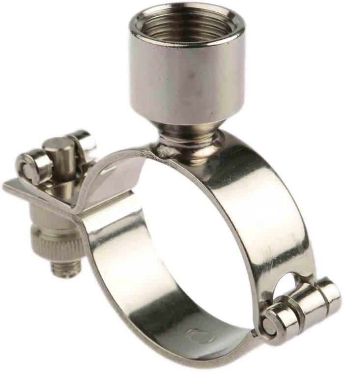 RS PRO RS PRO Stainless Steel Silver Hinged Pipe Clamp, 2in 265