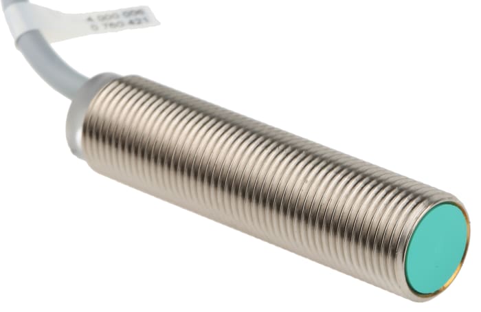 Sensor de proximidad Pepperl + Fuchs, M12, alcance 4 mm, 5 → 36 V cc, IP68, 2.55kHz