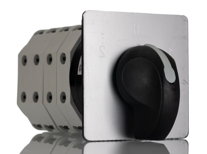 RS PRO, 4P 3 Position 60° Changeover Cam Switch, 690V ac, 80A, Knob Actuator