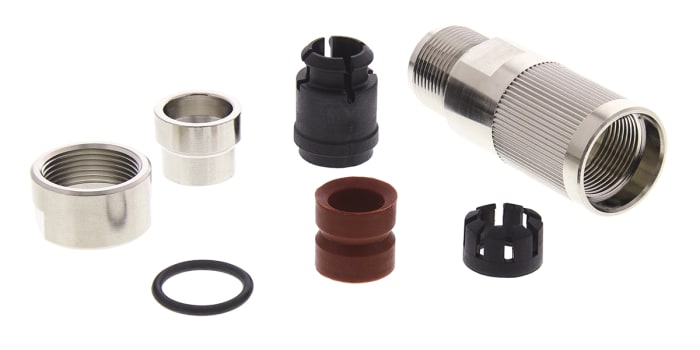 ITT CannonSize 12 Straight Circular Connector Backshell, For Use With Unsealed plugs and Receptables, 8