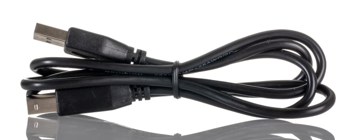 5PK 1MTR USB 2.0 A M - B M CABLE - BLACK