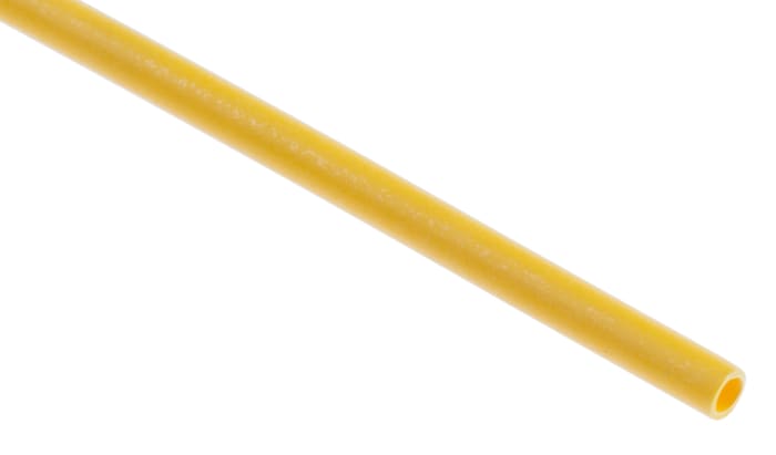RS PRO Halogen Free Heat Shrink Tubing, Yellow 1.6mm Sleeve Dia. x 1.2m Length 2:1 Ratio