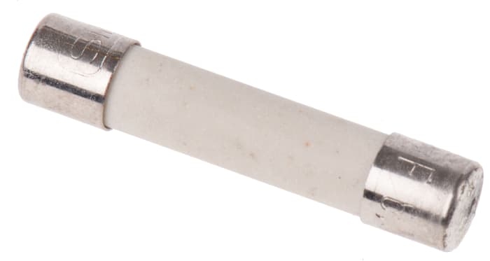Fusible de cartucho cerámico SIBA, serie GZ, 250V ac, 6.3A, 5 x 25mm, acción rápida, con indicador