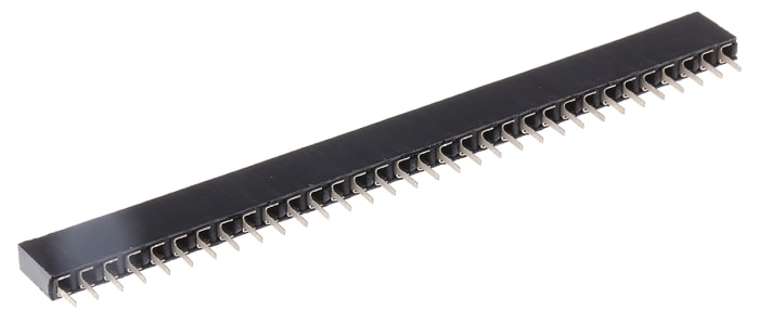 Winslow Straight Through Hole Mount Socket Strip, 32-Contact, 1-Row, 2.54mm Pitch, Solder Termination