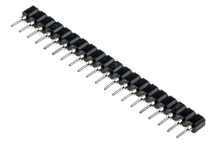 Winslow Straight Through Hole Mount Socket Strip, 20-Contact, 1-Row, 2.54mm Pitch, Solder Termination