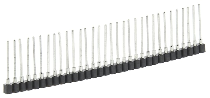 Winslow Straight Through Hole Mount Socket Strip, 32-Contact, 1-Row, 2.54mm Pitch, Solder Termination