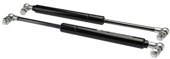 RS PRO Steel Gas Struts, with Ball & Socket Joint, 300.0mm Extended Length, 100.0mm Stroke Length