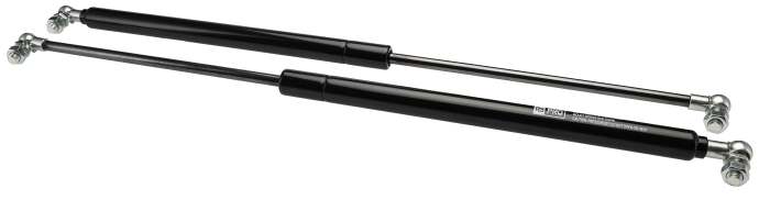 RS PRO Steel Gas Struts, with Ball & Socket Joint, 500.0mm Extended Length, 200.0mm Stroke Length