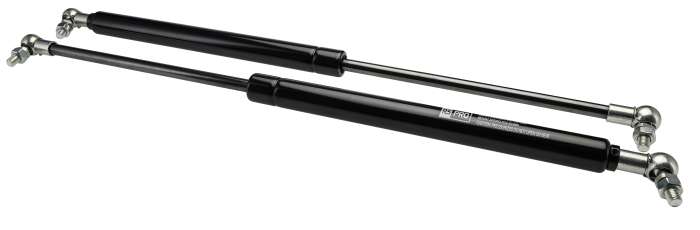 RS PRO Steel Gas Struts, with Ball & Socket Joint, 505.0mm Extended Length, 200.0mm Stroke Length