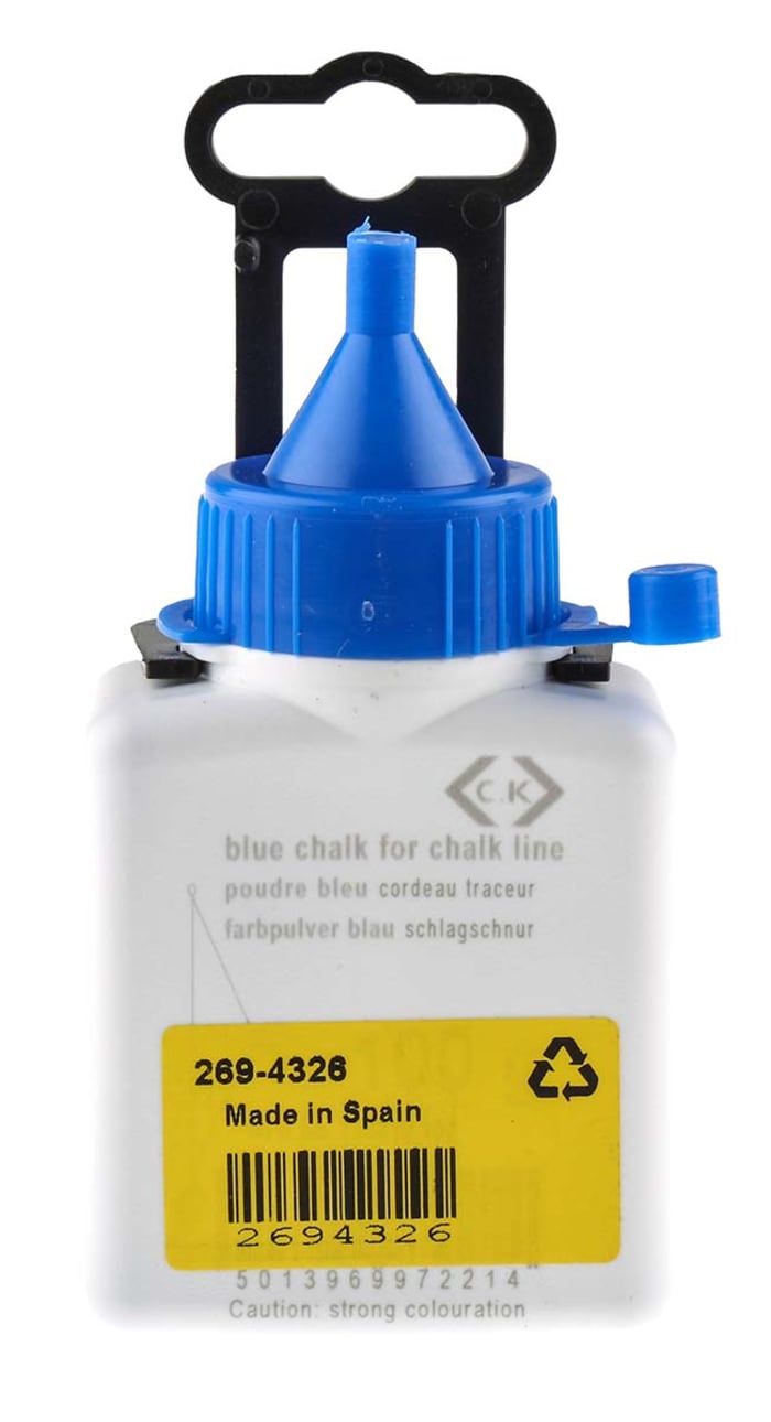 T3521B 100 CK, CK Chalk Line Refill & with blue Chalk Powder, 269-4326