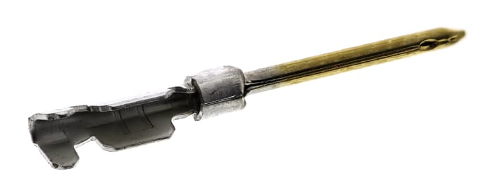 TE Connectivity, AMPLIMITE HDP-22 Series, size 22 Male Crimp D-sub Connector Contact, Gold over Nickel Signal, 28