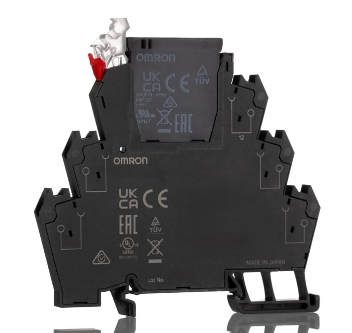 Omron G3RV-ST Series Solid State Interface Relay, 110 V ac Control, 2 A Load, DIN Rail Mount