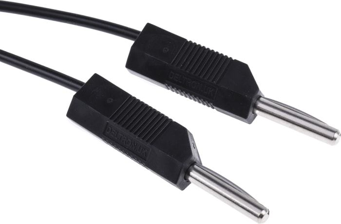 RS PRO, 4A, 15V, Black, Red, 500mm Lead Length