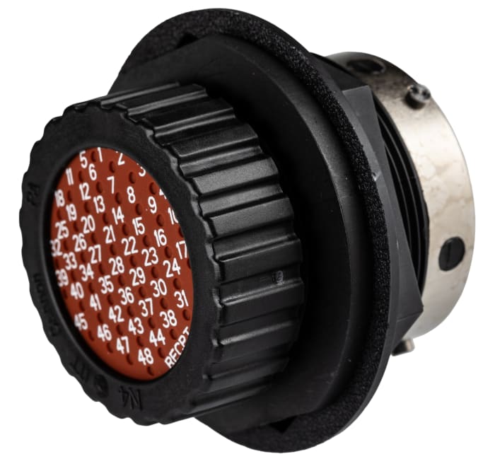 ITT Cannon Circular Connector, 48 Contacts, Panel Mount, Socket, Male, IP67, Trident Neptune Series