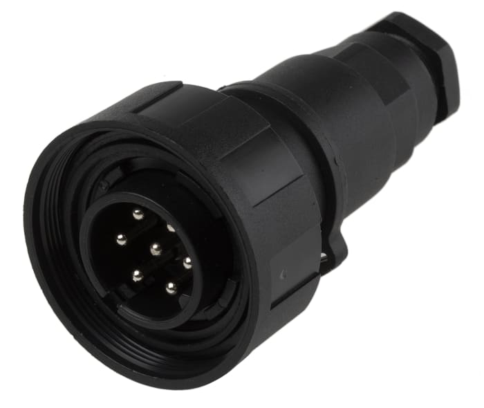 Bulgin Circular Connector, 7 Contacts, Cable, Standard Connector, Plug, Male, IP68, Standard Buccaneer Series
