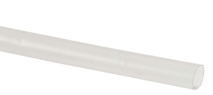 TE Connectivity Heat Shrink Tubing, Clear 3.2mm Sleeve Dia. x 1.2m Length 2:1 Ratio, KYNAR Series
