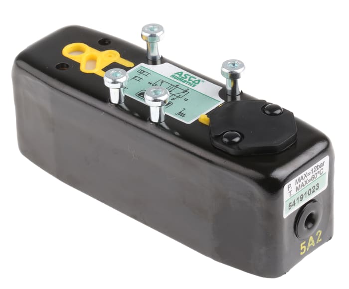 EMERSON ? ASCO 5/2 Pneumatic Solenoid Valve - Pilot/Spring 541 Series 115 V ac, 230 V ac, 24 V ac/dc, 48 V ac/dc