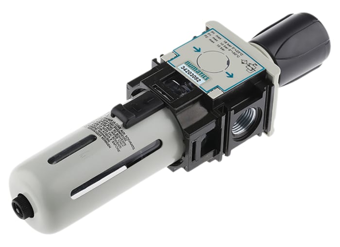 EMERSON – ASCO 342 Filter Regulator, 25μm, G 1/8, Semi Automatic, 8 bar