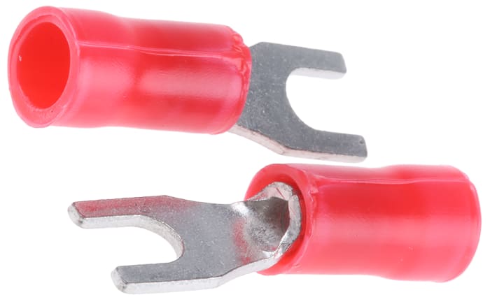 TE Connectivity PLASTI-GRIP Crimp Spade Connector, 0.25mm² to 1.6mm², 22AWG to 16AWG, 3mm Stud Size