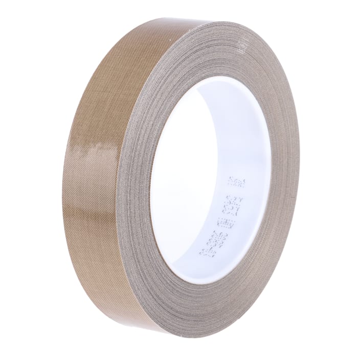 5453 25MM 3M | 3M Scotch 5453 Brown PTFE Tape, 33m x 25mm x 0.21mm ...