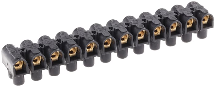 Legrand Terminal Strip, 76A, 16 mm² Wire, Screw Termination