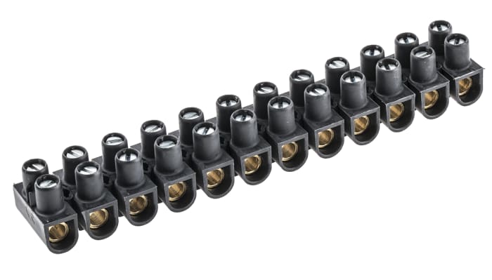 Borne de raccordement Legrand, 12 pôles , A visser, 16mm², 76A