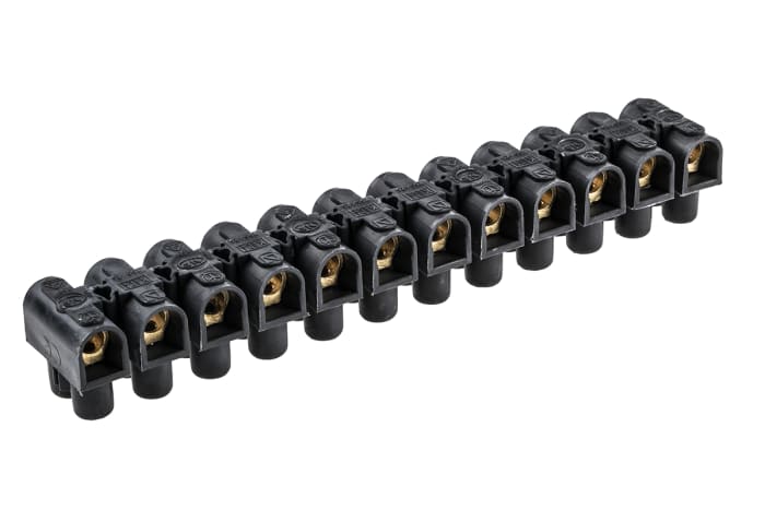 0 342 17 Legrand | Legrand Terminal Strip, 12-Way, 16 mm² Wire, 76A