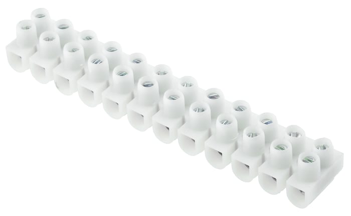 Legrand Terminal Strip, 24A, 2.5 mm² Wire, Screw Termination