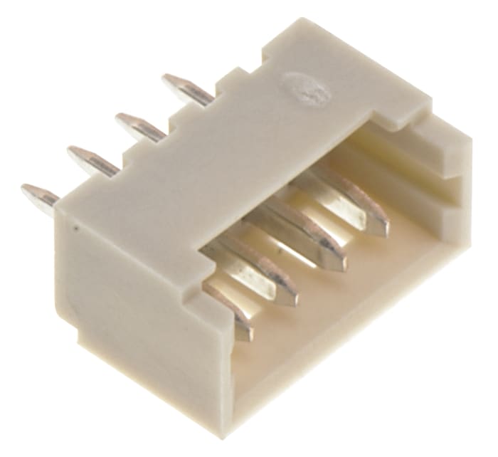 Molex PicoBlade Series Straight Through Hole PCB Header, 4 Contact(s), 1.25mm Pitch, 1 Row(s), Shrouded