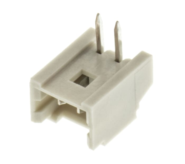 Molex PicoBlade Series Right Angle Through Hole PCB Header, 2 Contact(s), 1.25mm Pitch, 1 Row(s), Shrouded