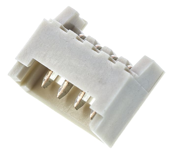Embases de circuit imprimé Molex PicoBlade, 4 pôles , 1.25mm 1 rangée, 1.0A, Angle droit
