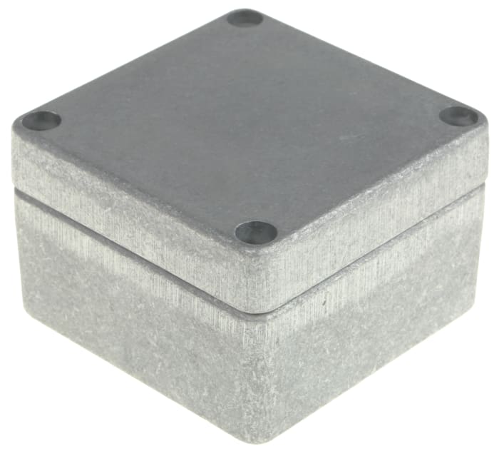 Weidmuller K Series Grey Aluminium Enclosure, IP66, IP67, IP68, Grey Lid, 45 x 70 x 70mm
