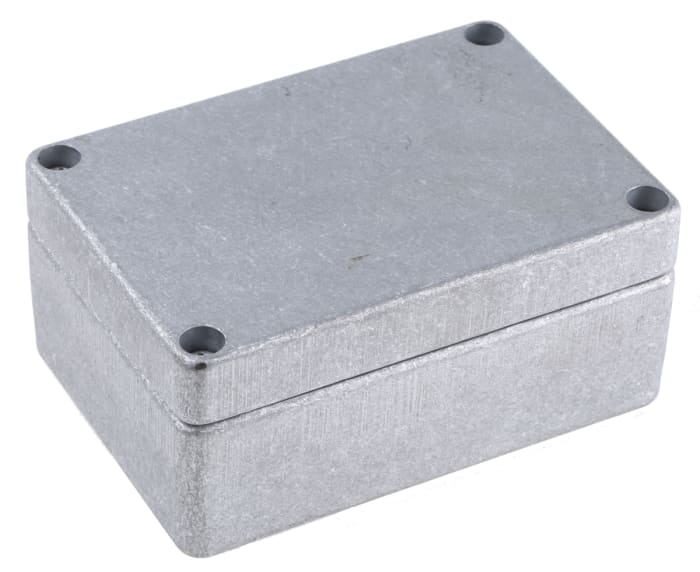 Weidmuller K Series Grey Aluminium Enclosure, IP66, IP67, IP68, Grey Lid, 45 x 100 x 70mm
