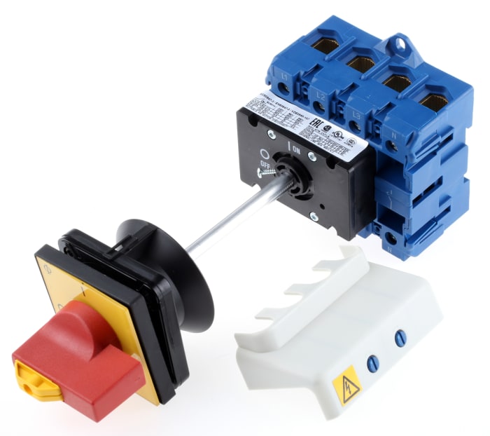Kraus & Naimer 4P Pole Isolator Switch - 80A Maximum Current, 30kW Power Rating, IP65