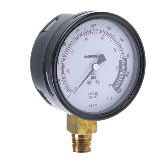 Enerpac Analogue Pressure Gauge 700bar Bottom Entry 100mm Outside Diameter