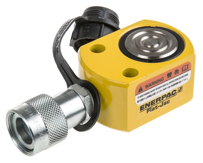 Enerpac Single, Portable Low Height Hydraulic Cylinder, RSM100, 10t, 12mm stroke